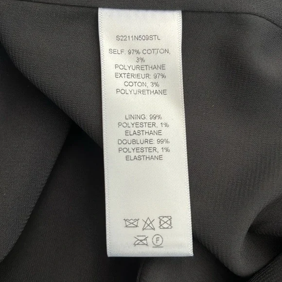 CAROLINA HERRERA Belted Twill Black Midi Dress Size 10 - Picture 5 of 8